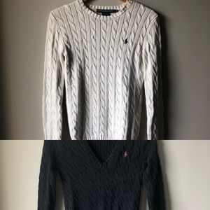 2 for 1 polo knit sweater